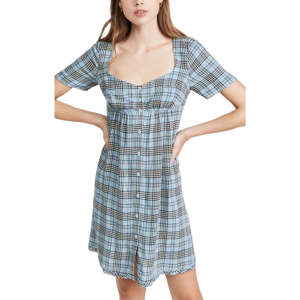 Marc Jacobs Wool Blend Tartan Dress - Size M